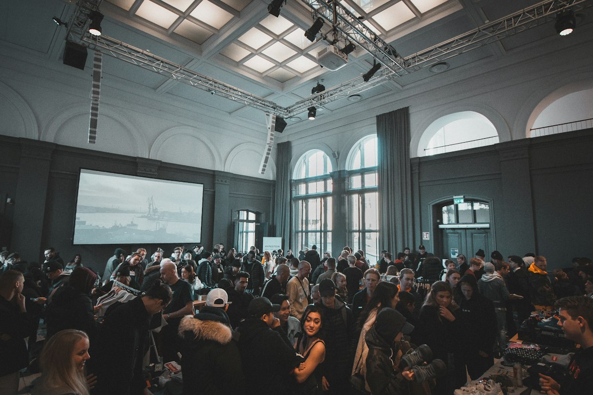 Attendees gathered at a conference