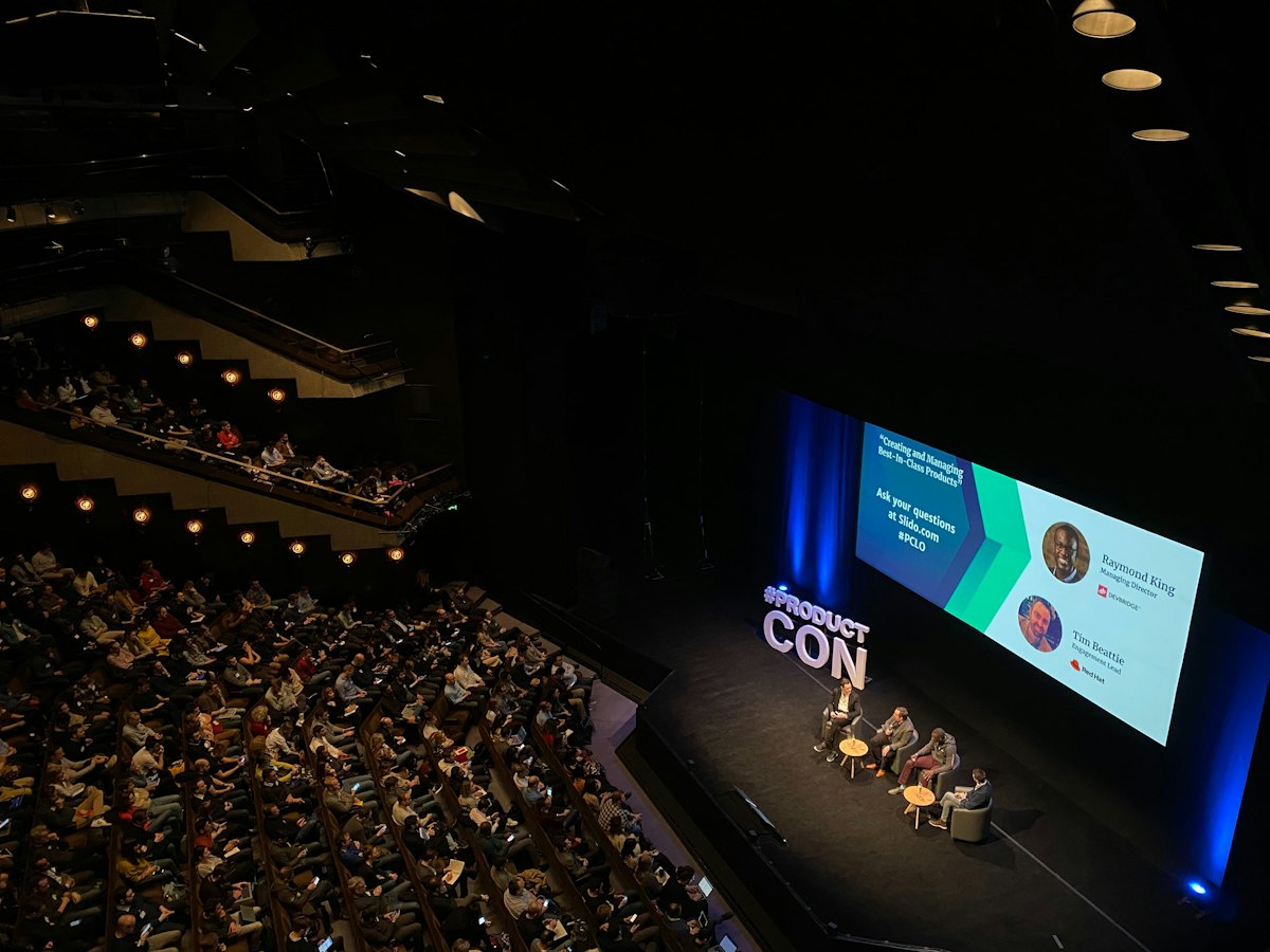 Panel discussion at a conference